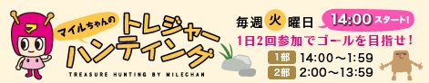 ネットマイル(NetMile)のトレジャーハンティング